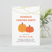 Modern Söt Halloween-pumpa Skärande Fest