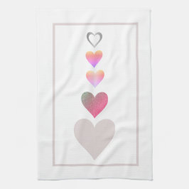 Modern Söt lyssnar enkelt på Cute Cute Kökshandduk