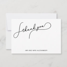 Modern Söt Script Black and White Tack