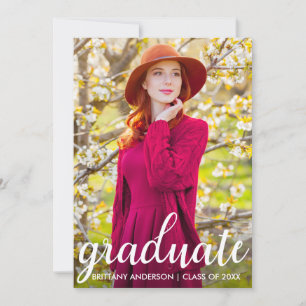 Modern Söt Studenten fotomeddelande Meddelande
