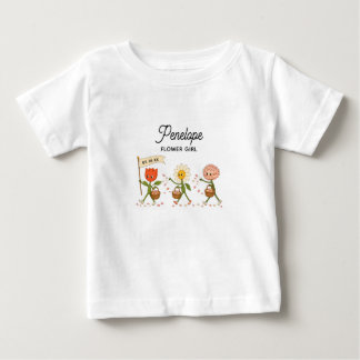 Modern Söt Trendig Bröllopskostym för Blomsterflic T Shirt