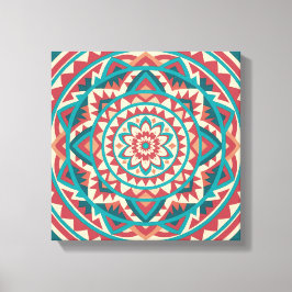 Modern Southwest Mandala Canvastryck