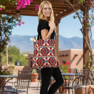 Modern Southwest Style Tote Bag Tygkasse