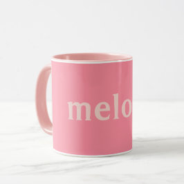 Modern sovrumsrosa namn  mugg