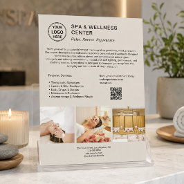 Modern Spa Wellness Center Reklamverksamhet Reklamblad