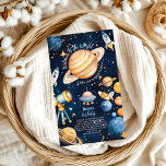 Modern Space Outer Galaxy Bokar för Baby Tilläggskort<br><div class="desc">Lägg till en hjärtlig beröring till babyduschen med vårt utrymmesskuvkort för yttre babykläder "Bokar för Baby". Den här charmerande gästen i inbjudan för att hjälpa till att bygga den lilla personens bibliotek genom att ta med sig en älskad bok i stället för ett kort - skapande minnen som kommer att...</div>