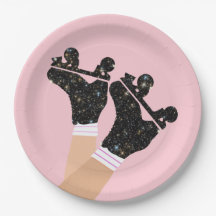 Modern Space Roller Skates Derby Rosa Party