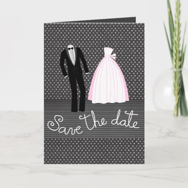 Modern spara daterakorten meddelande (Framsida)