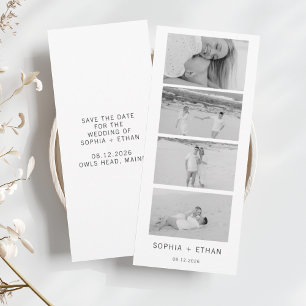 Modern Spara datum Foto-remsa Datumet