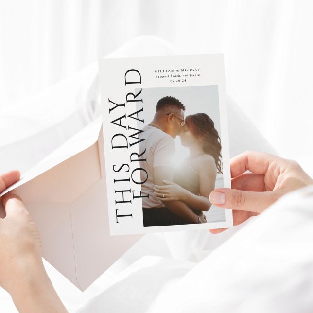 Modern spara datumfoto med fetstil datumet (Skapare uppladdad)