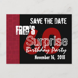 Modern Spara datumöversikt 60:e Party W1942A Meddelande Vykort