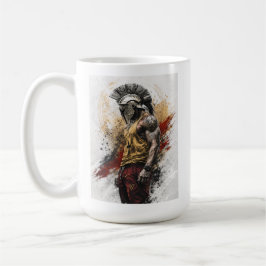 Modern Spartansk Krigare – Gammal Styrka Modern B Kaffemugg