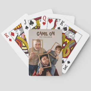 Modern spel på joy Photo Personlig Casinokort