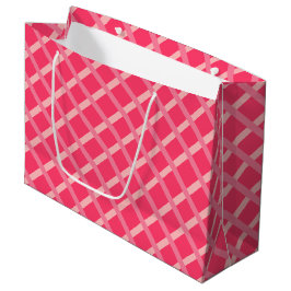 Modern Spicy Röda Rosa Geometrisk