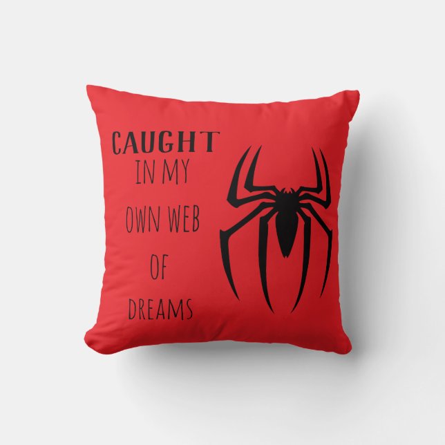 Modern Spider Art Decorative Pillow Kudde (Framsida)