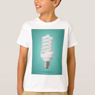 Modern Spiral Lågenergilampa T Shirt