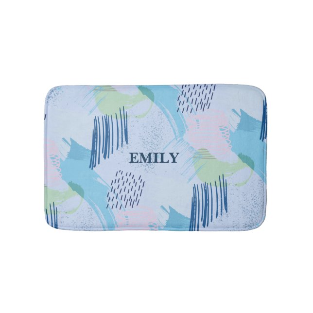 Modern Spiral och Linjer Badrumsmatta (Framsidan)