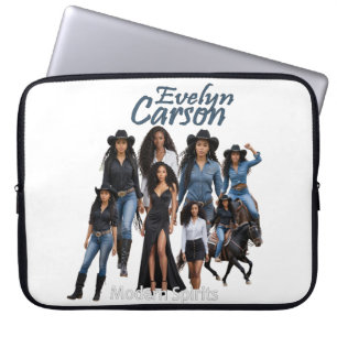 Modern Spirits Evelyn Carson Översiktskonst Bärbar Laptop Fodral
