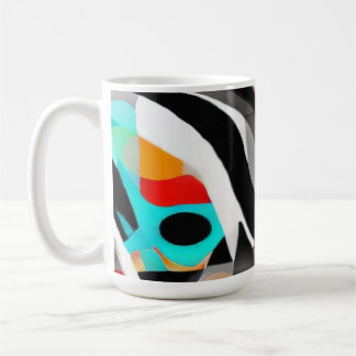 Modern Splash Konst Kaffemugg