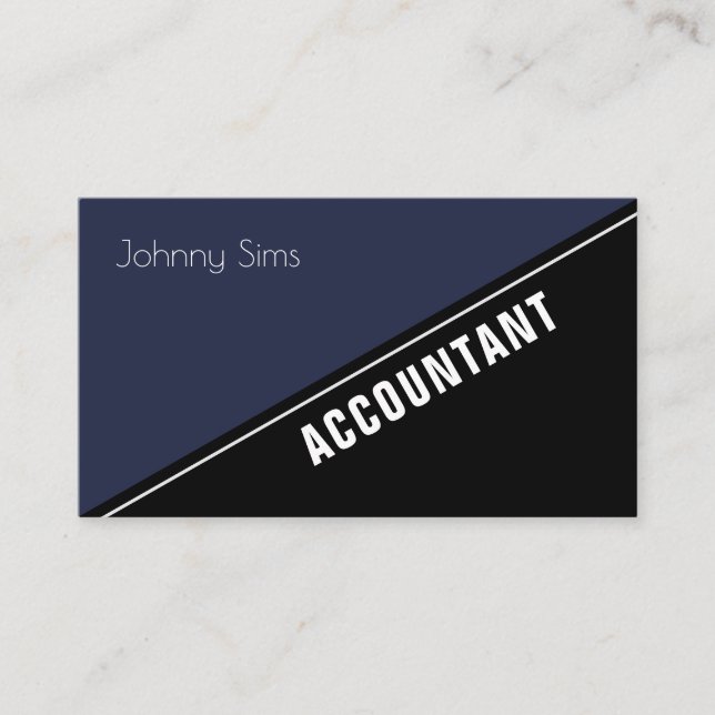 Modern splittring för diagonal för elitstativ ut visitkort (Framsida)