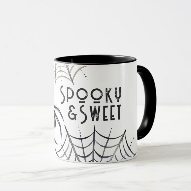 Modern Spooky Sweet Spider Mugg (Framsida höger)