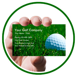 Modern sport Golf Visitkort