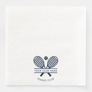 Modern Sports Klubb Namn Tennis Team Pappersservett