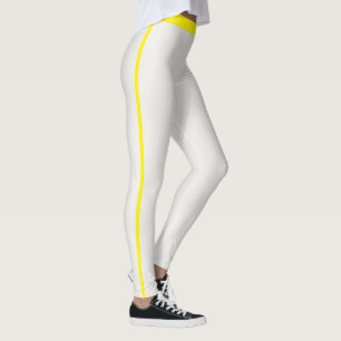 Modern Sports Neutral Gul Randig Fritidskläder Leggings