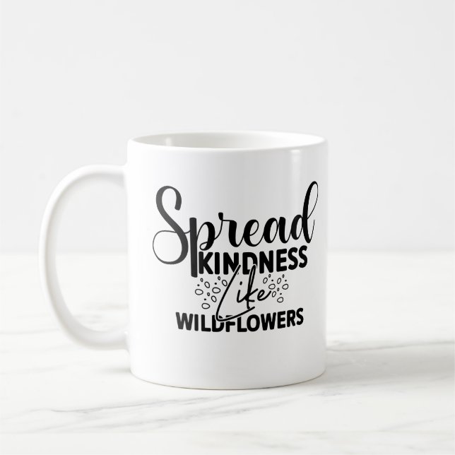 Modern Spread Kindness Kaffemugg (Vänster)