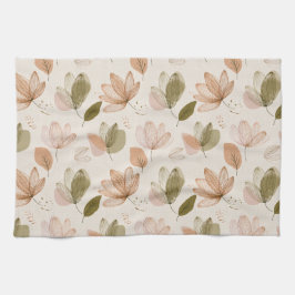 Modern Spring Botanical Floral Kitchen Towels Kökshandduk