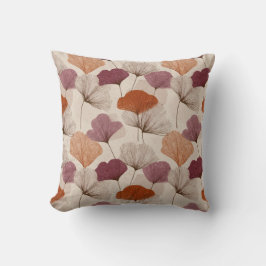 Modern Spring Botanical Floral Throw Pillow Kudde