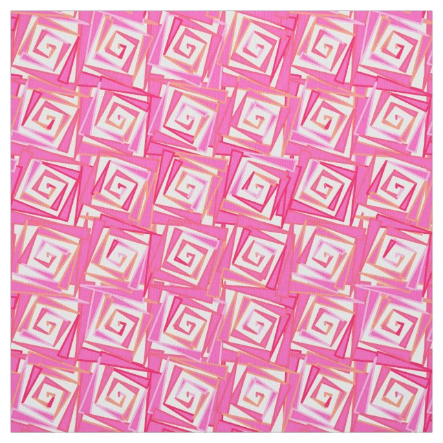 Modern Square Spiral i mitten av århundradet, kora Tyg (Provkarta)