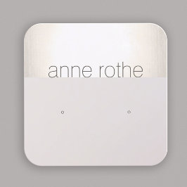 Modern Square Stud Earring Visning Holder Square Fyrkantigt Visitkort