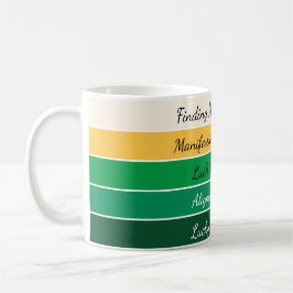 Modern St. Patrick's Day-färgövergång Kaffemugg