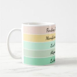 Modern St. Patrick's Day-färgövergång Kaffemugg