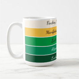 Modern St. Patrick's Day-färgövergång Kaffemugg