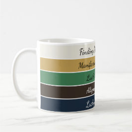 Modern St. Patrick's Day-färgskiftning Kaffemugg