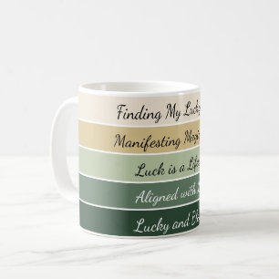 Modern St. Patrick's Day-färgskiftning Kaffemugg