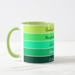 Modern St. Patrick's Day-gradient Mugg
