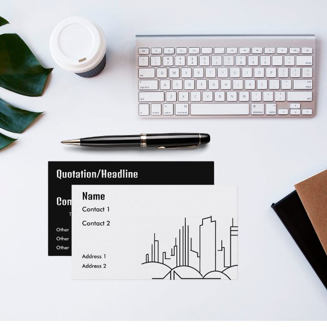 modern stad visitkort (Skapare uppladdad)