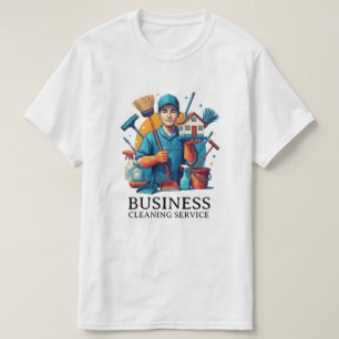 Modern städning hemstädning städtjänst t shirt