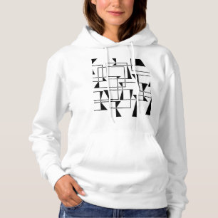 Modern, stads-, fetstil-, coola-geometrisk mönste t shirt