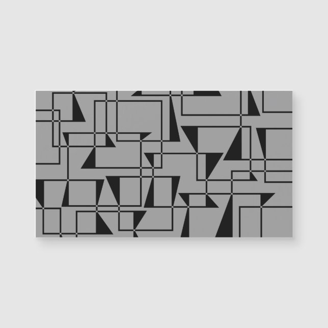 Modern, stads-, fetstil, coolans geometriska mönst (Framsida)