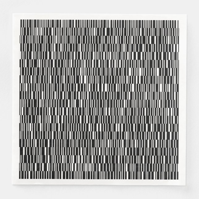 Modern, stads- och contemporaryns geometriska möns pappersservett (Framsida)