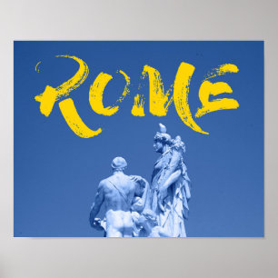 Modern, stadskaraktär, levande, coola - design Rom Poster