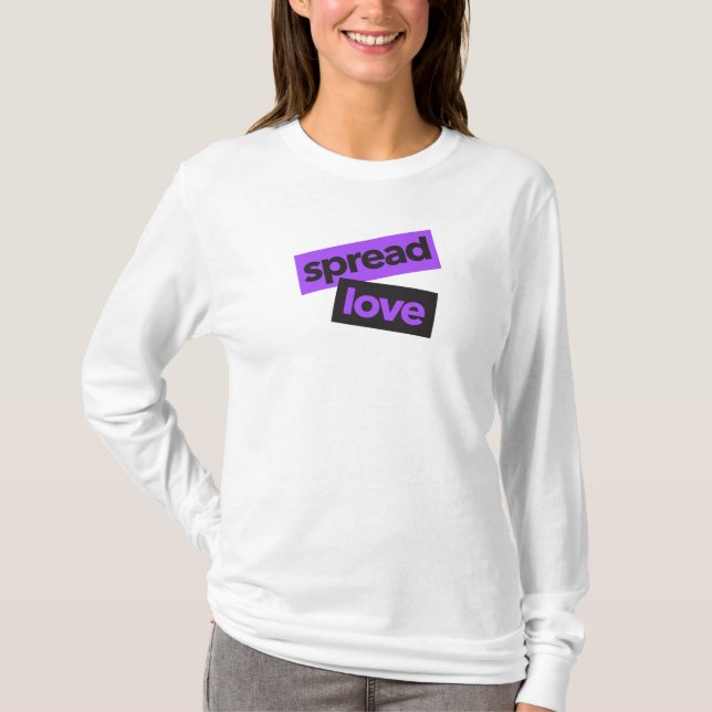 Modern, stadskaraktär, levande, trendig grafik Spr T Shirt (Framsida)