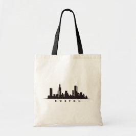 Modern Stadssiluett Present | Boston Skyline Tygkasse