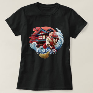 Modern städtjänst för hushåll hushållssnätter t shirt