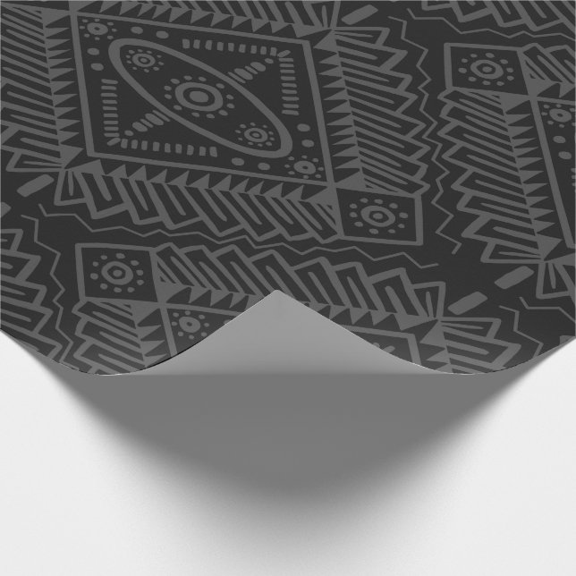 Modern stamafrikansk wrapping Papper Presentpapper (Hörn)