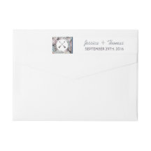 Modern stamfjädrar Bohemian Bröllop